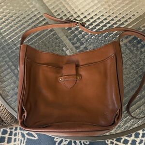 Frye Brown Leather Shoulder Bag